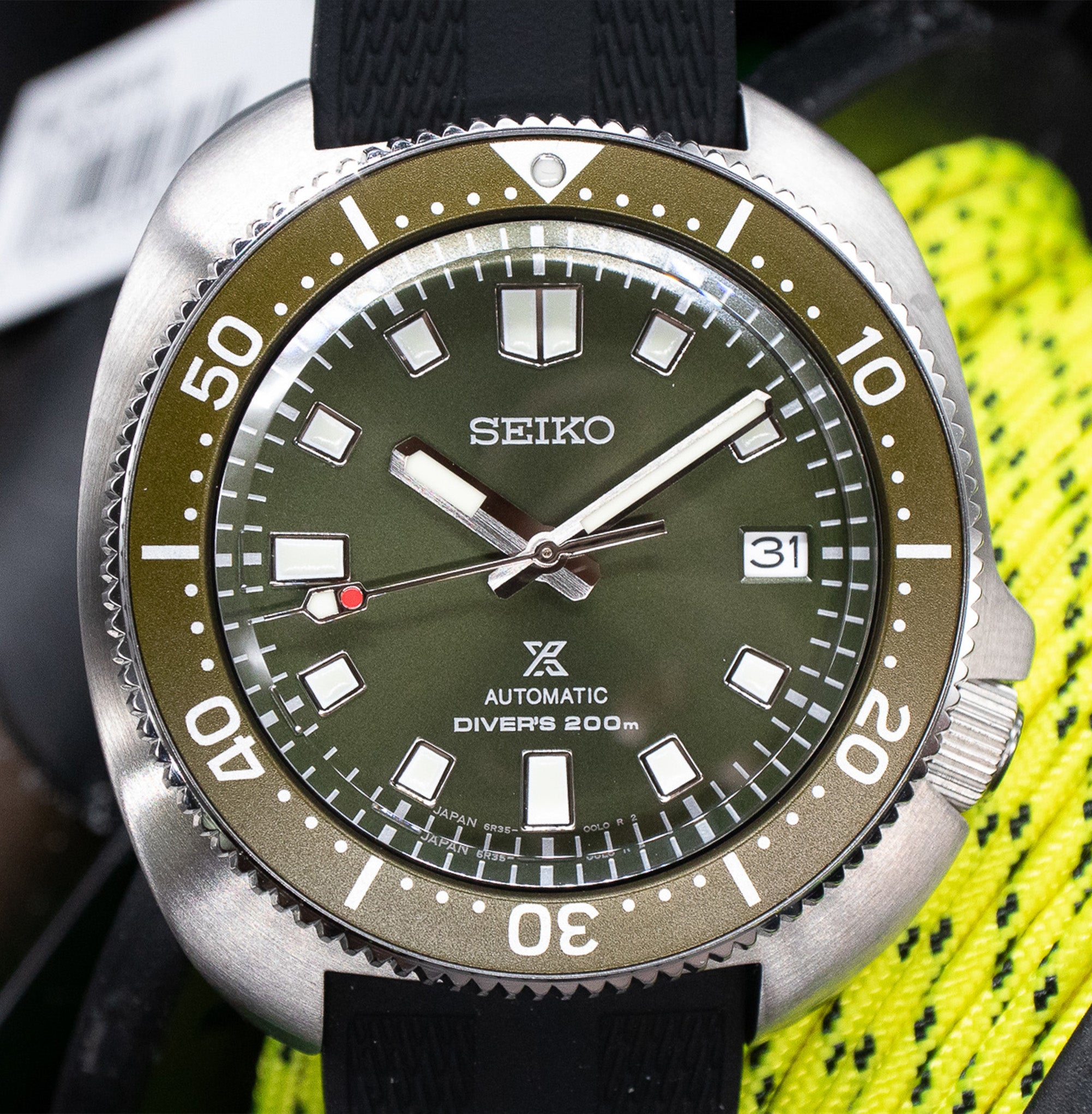 Seiko Prospex Captain Willard Green Dial SPB153 Turtle – Belmont Watches