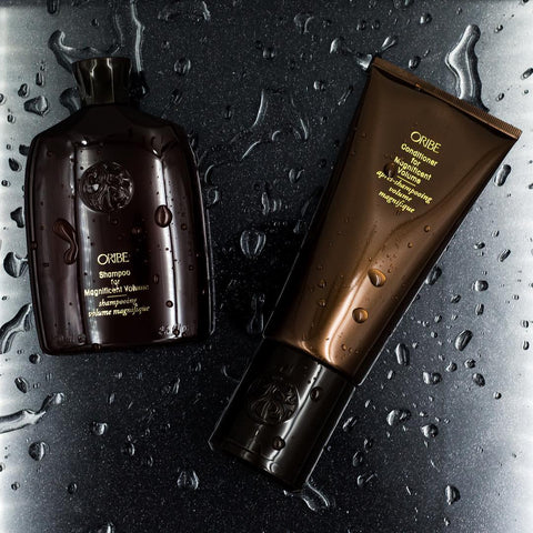 Oribe Magnificent Volume products available at Salon Society