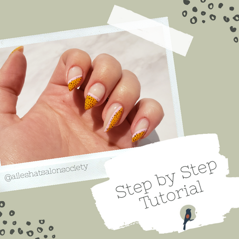 Nail art step by step guide graphic