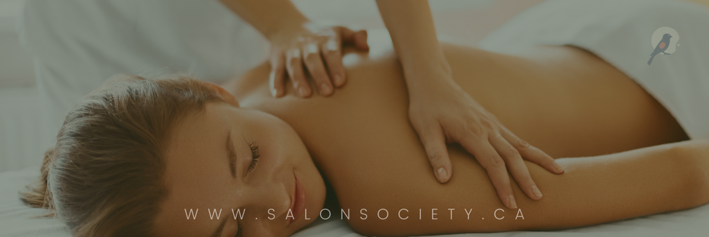 Massage Therapy - www.salonsociety.ca - Salon Society bird icon