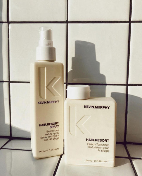 Kevin Murphy Hair Resort & Spray on a tile background