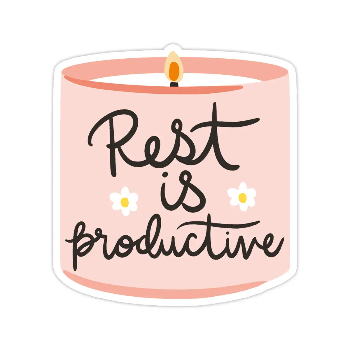 Rest Is Productive Vinyl Sticker