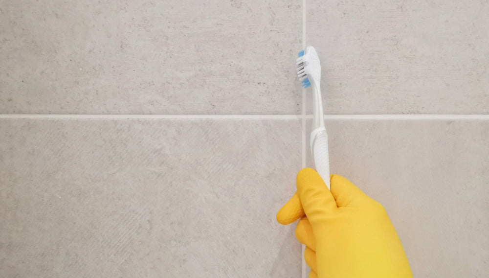 Cleaning tile grout