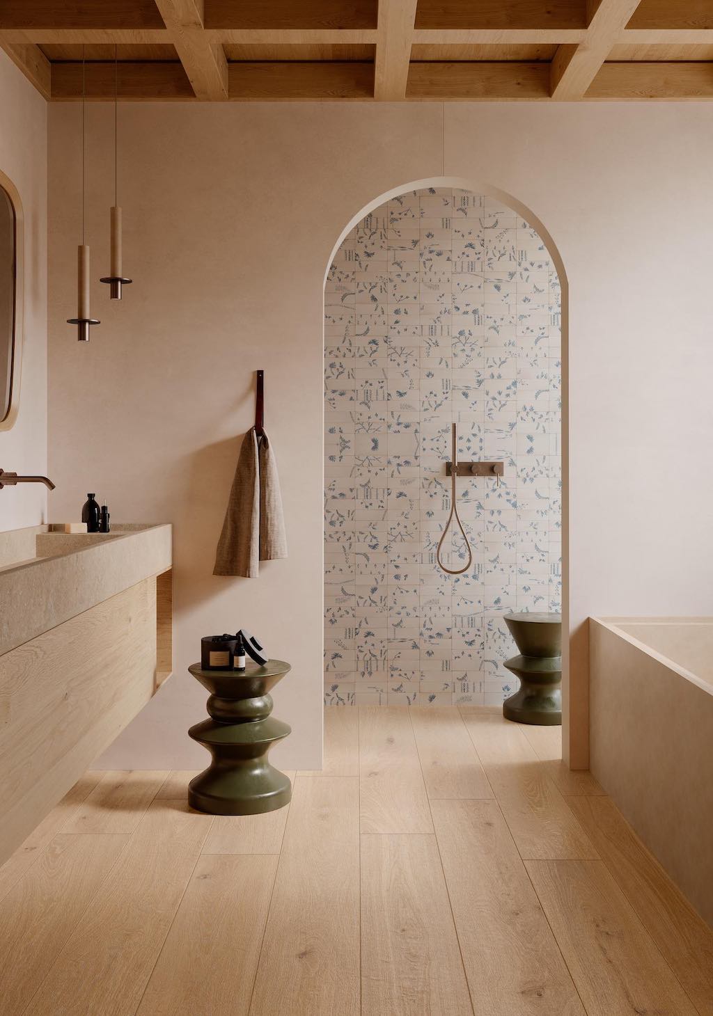 Arched Doorway In Bathroom