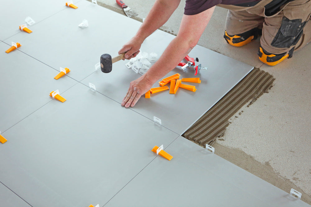 A Ceramic Tile Floor That Installs Twice As Fast