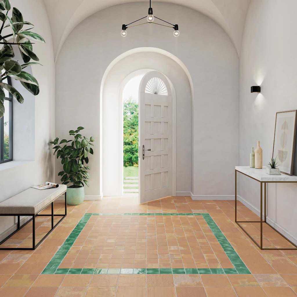 Using Terracotta Tiles In A Hallway
