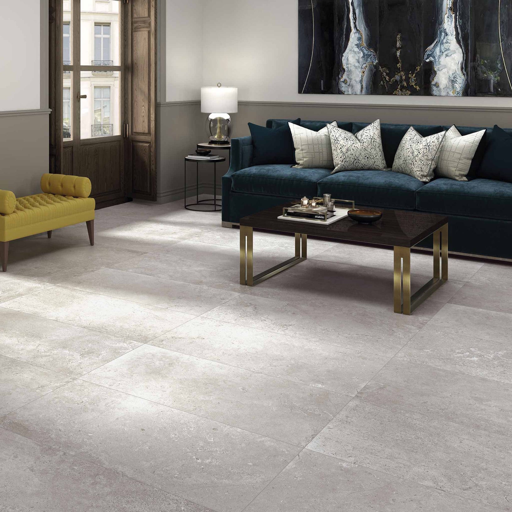 Astor Grey Floor Tile - Porcelain Superstore