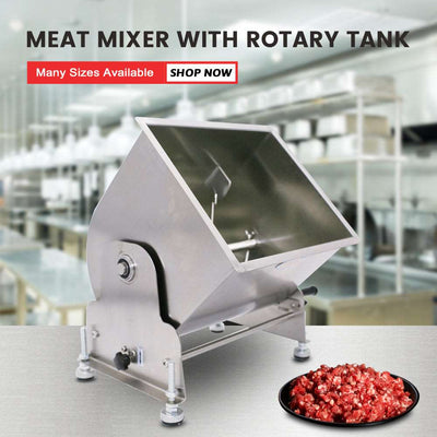 Hakka 20-Pound capacity Tank Stainless Steel Manual Meat Mixer (Mixing  Maximum 15-Pound for Meat) 