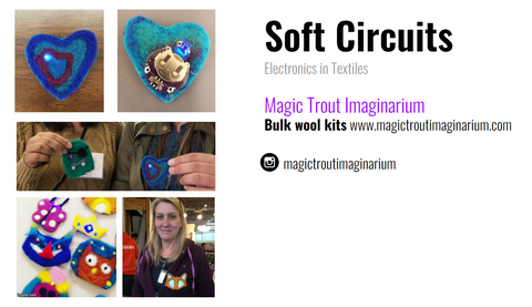 Screenshot of the Soft Circuit Felted Badge presentation