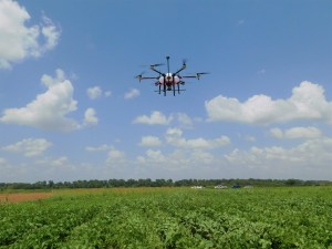 Controlling Weeds with Drones | UAV spraying weeds