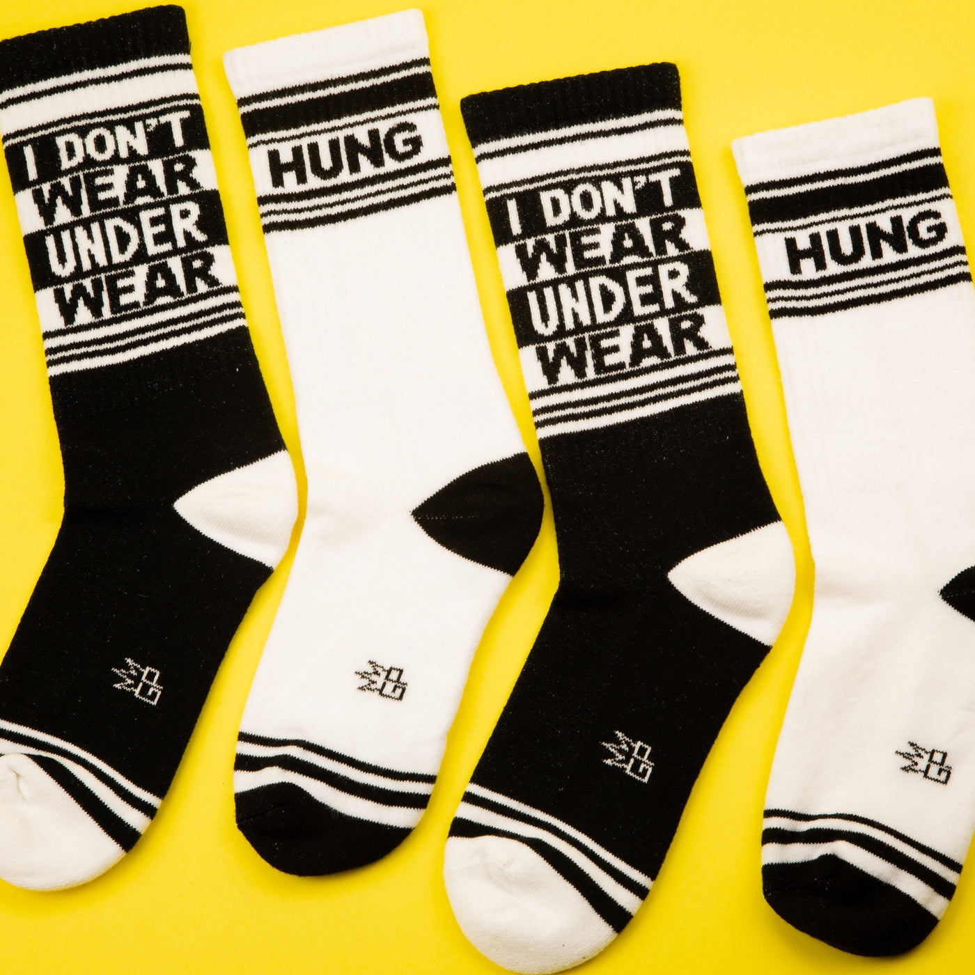 Hung gym socks