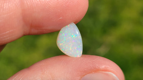 White Australian opal