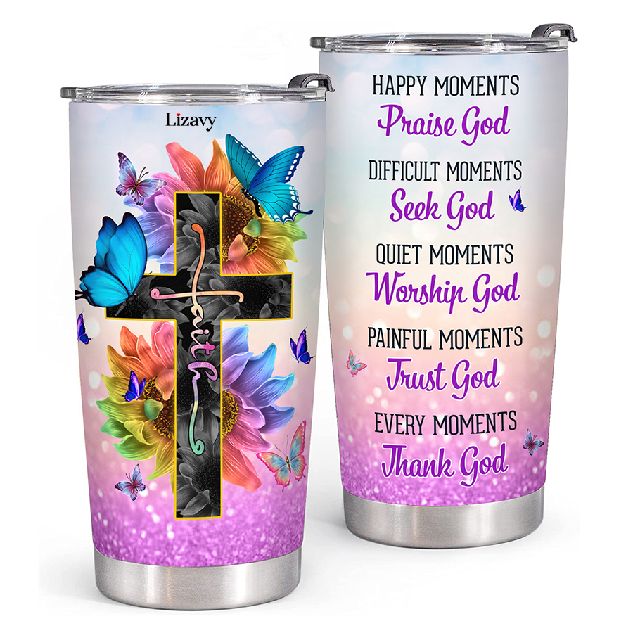 Christian Tumbler Lady Gift, Religious Gift, Inspirational gift of