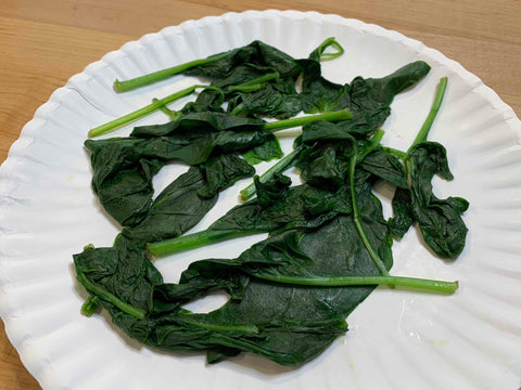 Blanched Spinach
