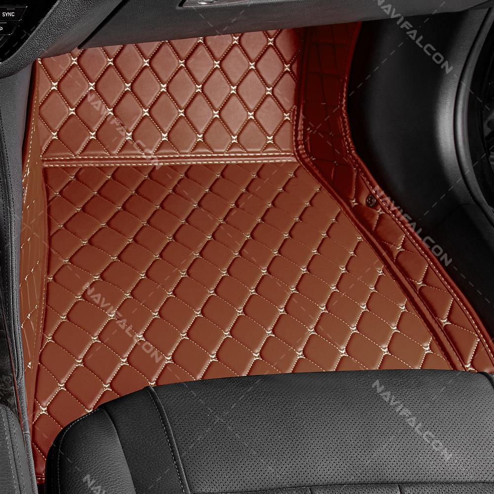 Navifalcon Luxury Custom Car Floor Mats Set for Hyundai, Diamond Pattern - Navifalcon