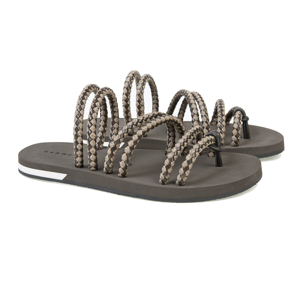 CORDED SANDAL WITH BICOLOR MICRO SOLE – DANWARD - USA