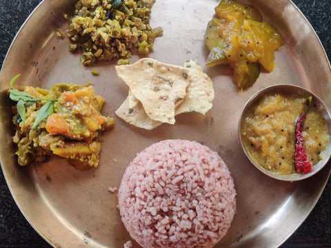 Kerala Chamba Rice Lunch