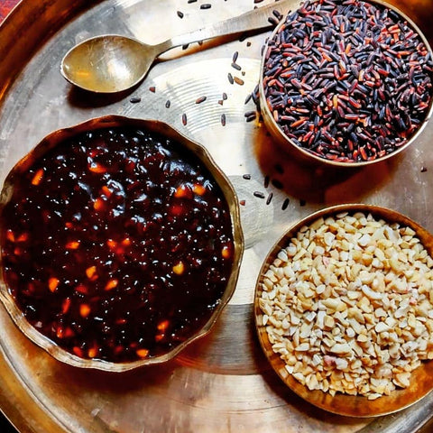 Kheer with Kala Bhaat (Black Rice)