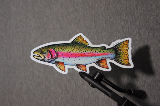 ABSTRACT BROWN TROUT DECAL – River Collective Co.