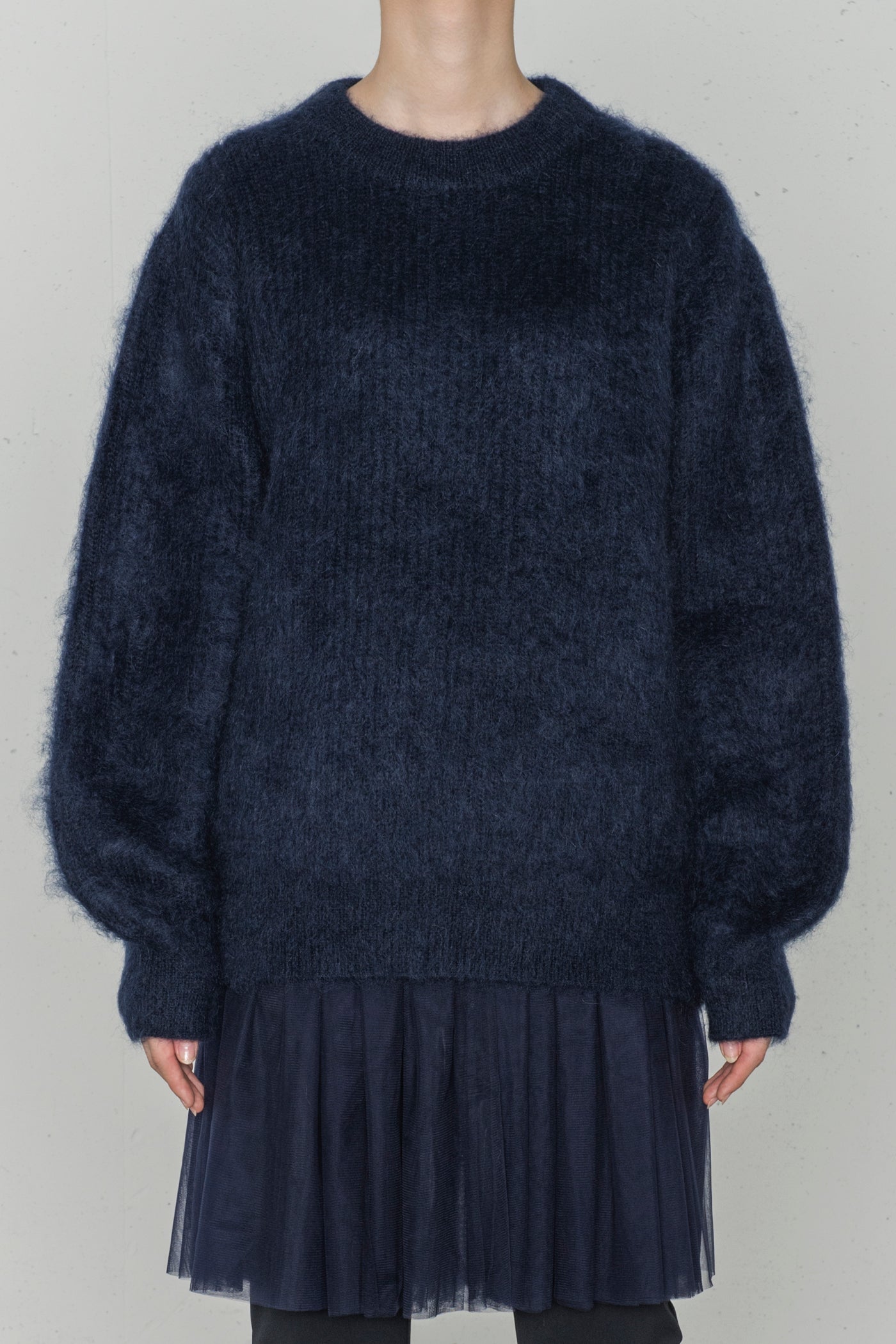 即購入OK❗️百女図MOHAIR CREW NECK SWEATER-