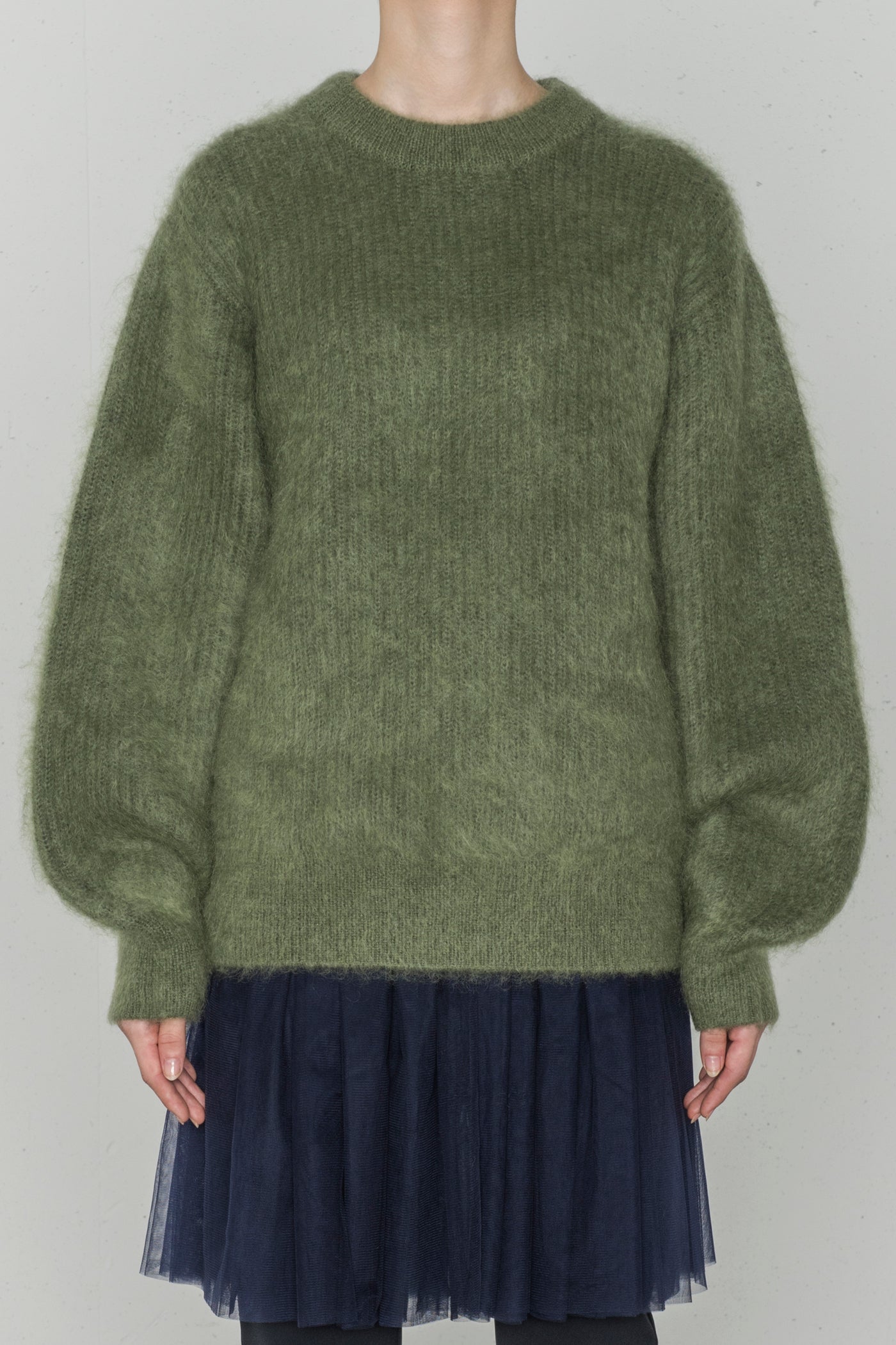 注目ショップ HYKE MOHAIR CREW NECK SWEATER sitedev.minifinder.se