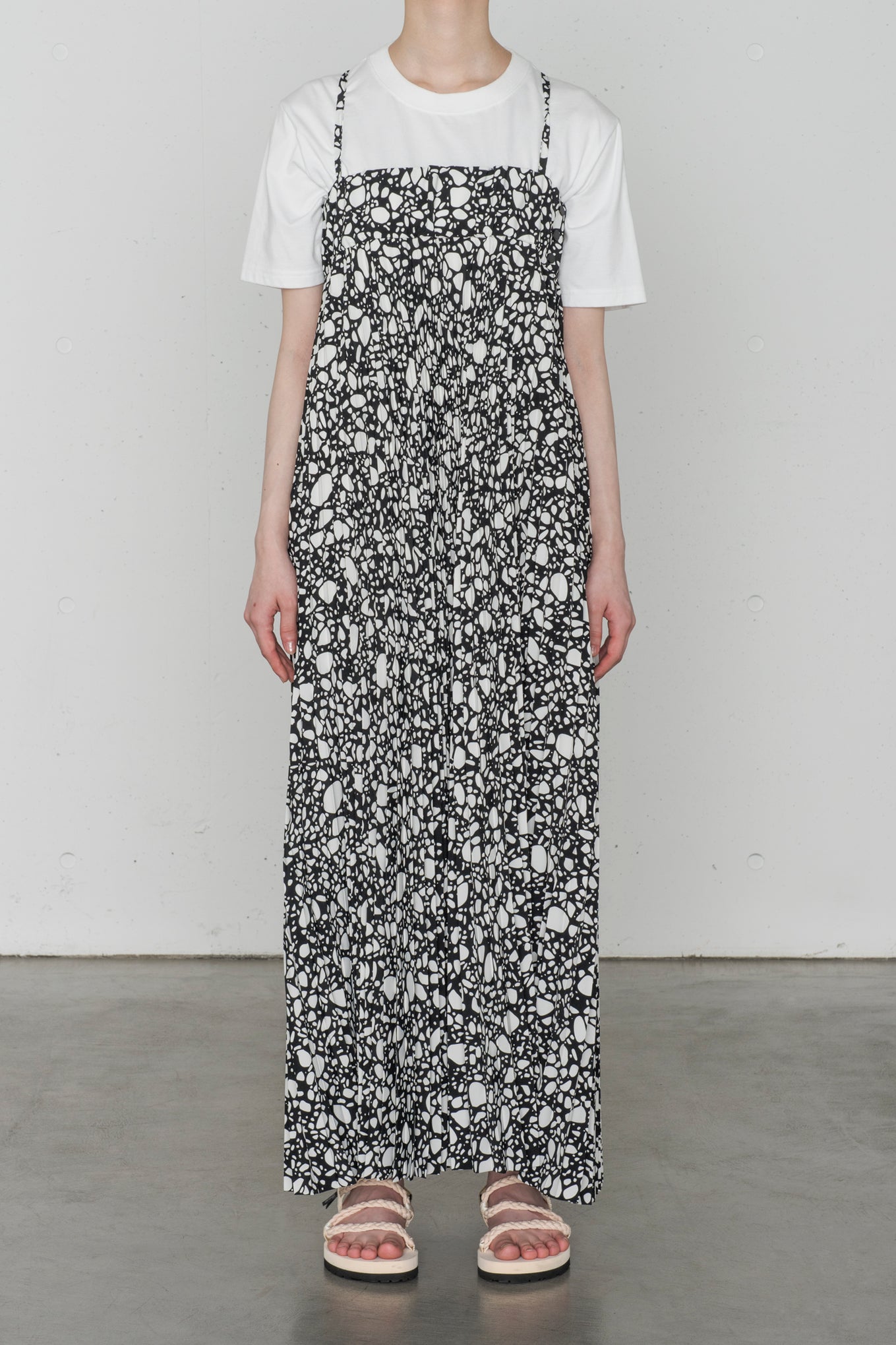 HYKE＞PEBBLE PRINTED MAXI DRESS 2023春夏 - ロングワンピース