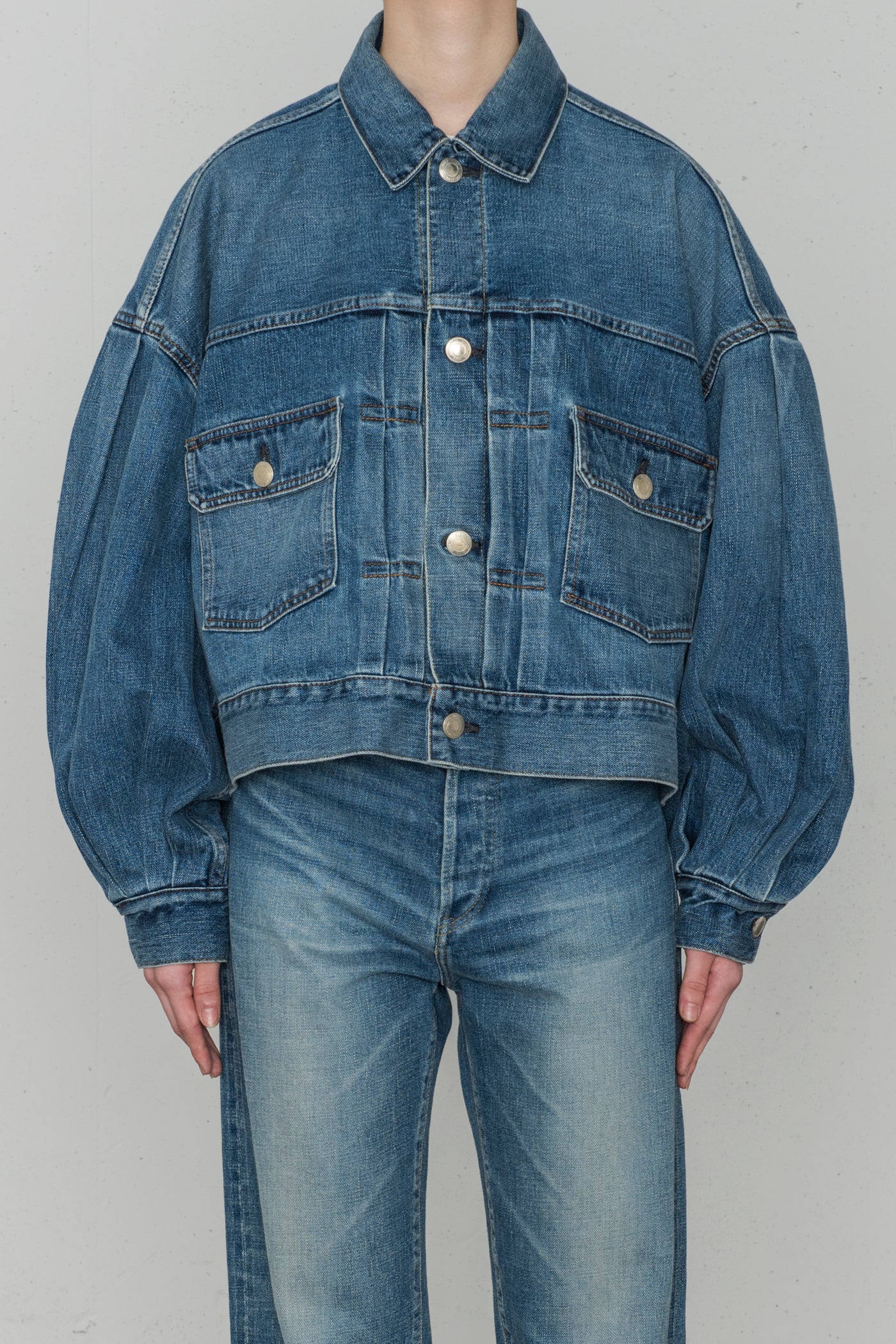 BALLOON SLEEVE DENIM JACKET / TYPE2