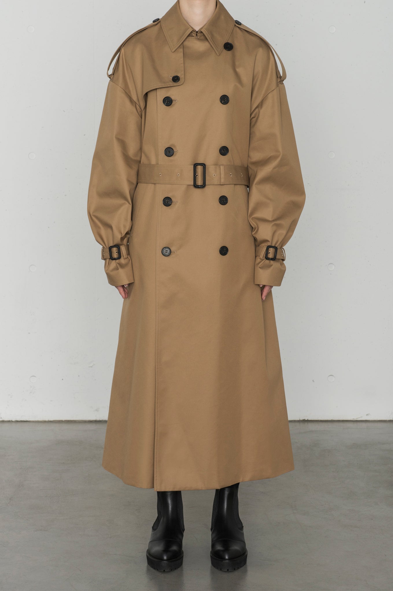 TRENCH COAT/BIG FIT – HYKE ONLINE STORE