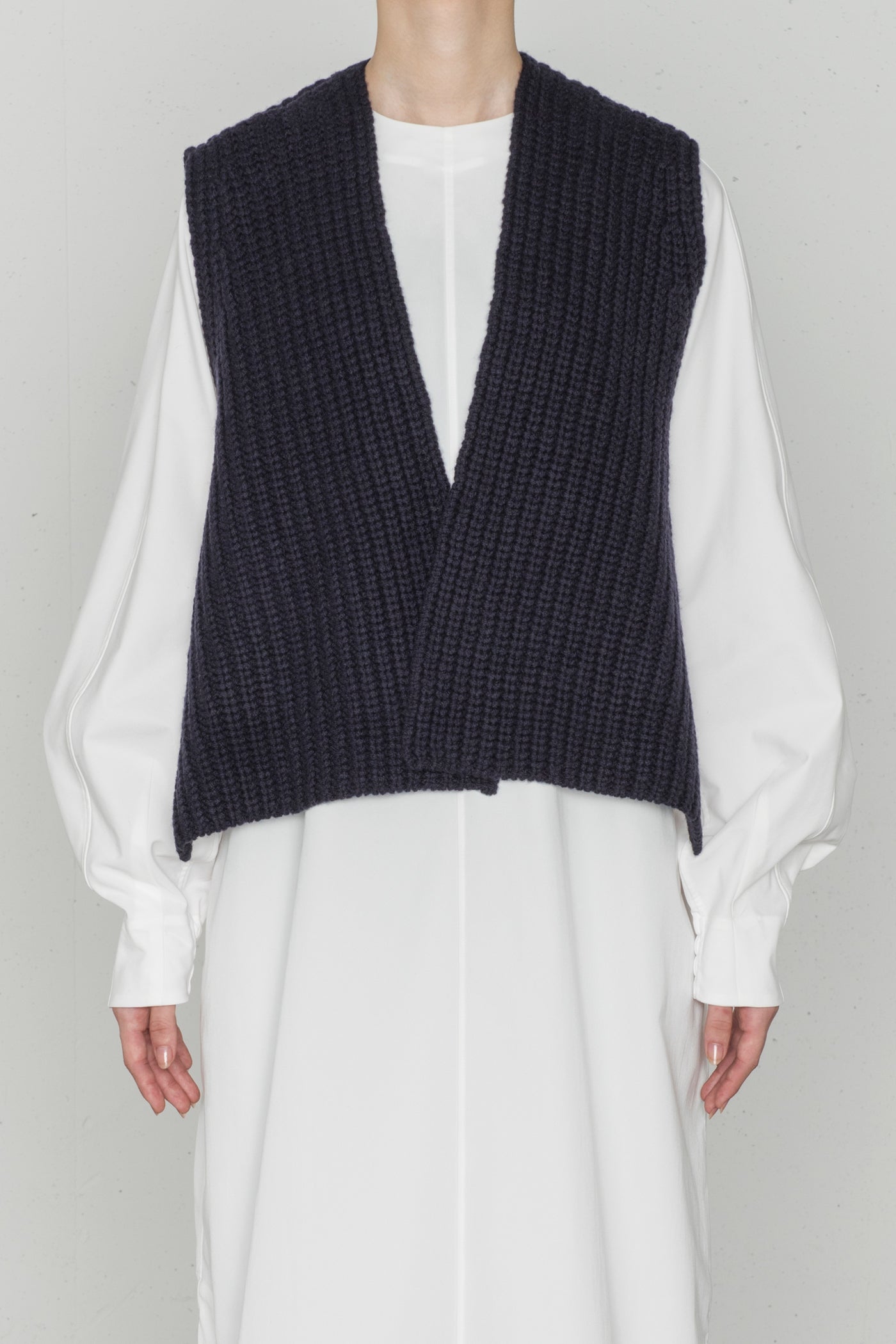 白木/黒塗り HYKE wool vest - 通販 - www.powerofinkjet.com