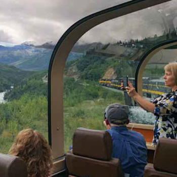 alaska cruise with denali train