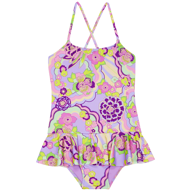 VILEBREQUIN Girls Swimwear Rainbow Flowers | HAMAC Beach Boutique