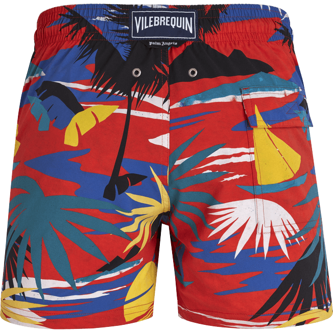 Vilebrequin x Palm Angels - Men Stretch Swim Trunks Large Camo, XS, $375  Retail