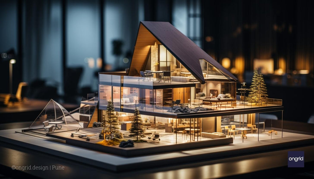 A miniature version of designed home