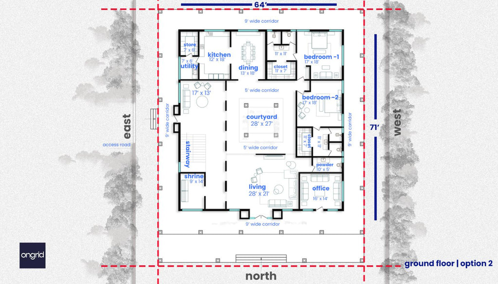 vastu optimised home plan