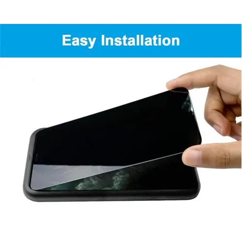 Protection d'écran en verre trempé haute sécurité anti-espion pour  l'utilisation de votre iPhone en toute intimité