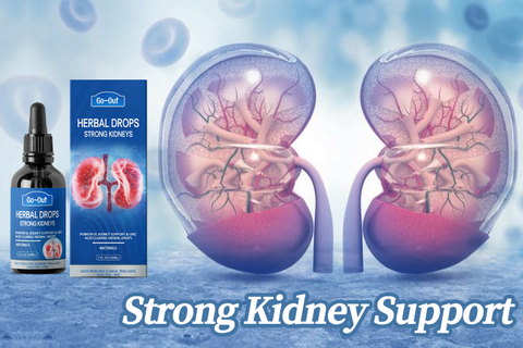 GoOut® Powerful Kidney Support & Uric Acid Cleanse Herbal Drops