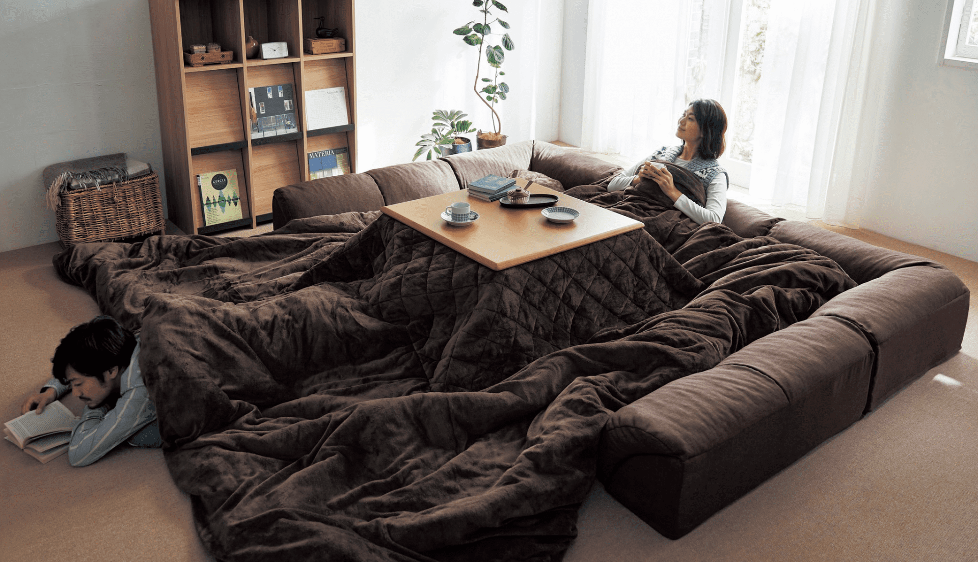 table japonaise traditionnelle kotatsu