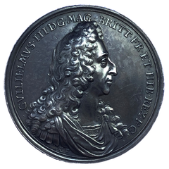 1692 Battle of La Hogue Medallion By Jan Boskam