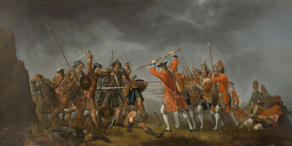 Jacobite rising of 1745 - Battle of Culloden in April