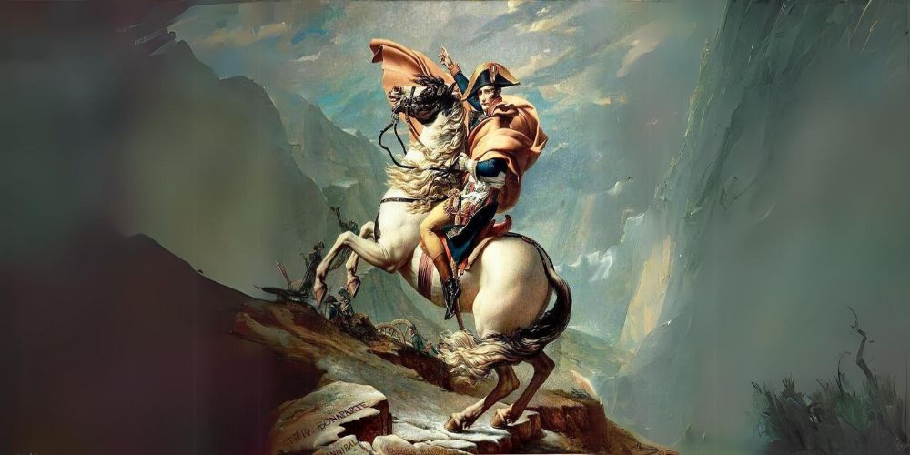 Napoleon Bonaparte Crossing the Alps