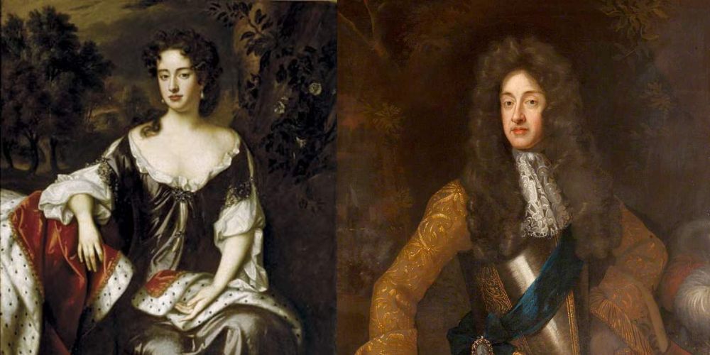Queen Anne and His Father James II