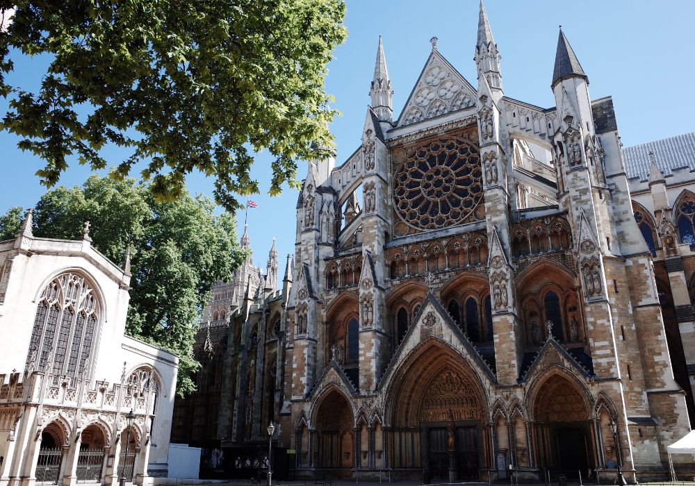 Westminster Abbey - Preparations for King Charles III