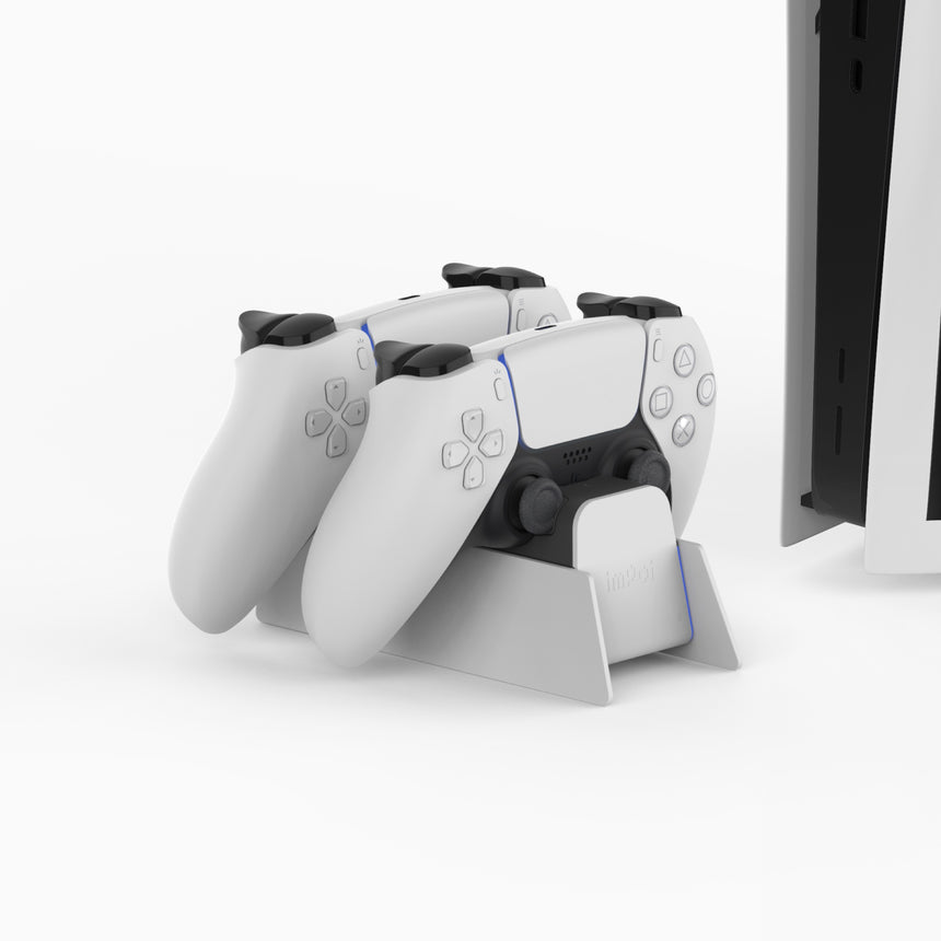 Rejsende købmand vedtage Et bestemt Dual Controller Charger for PS5 / PS4 Controller – imPoi