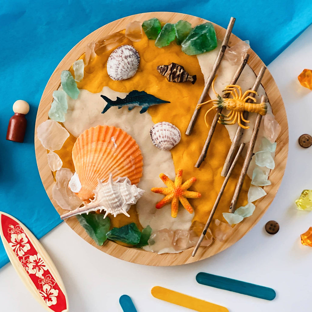 Sushi Playdough Set - Sensory Playdough Kits - Three Yellow Starfish