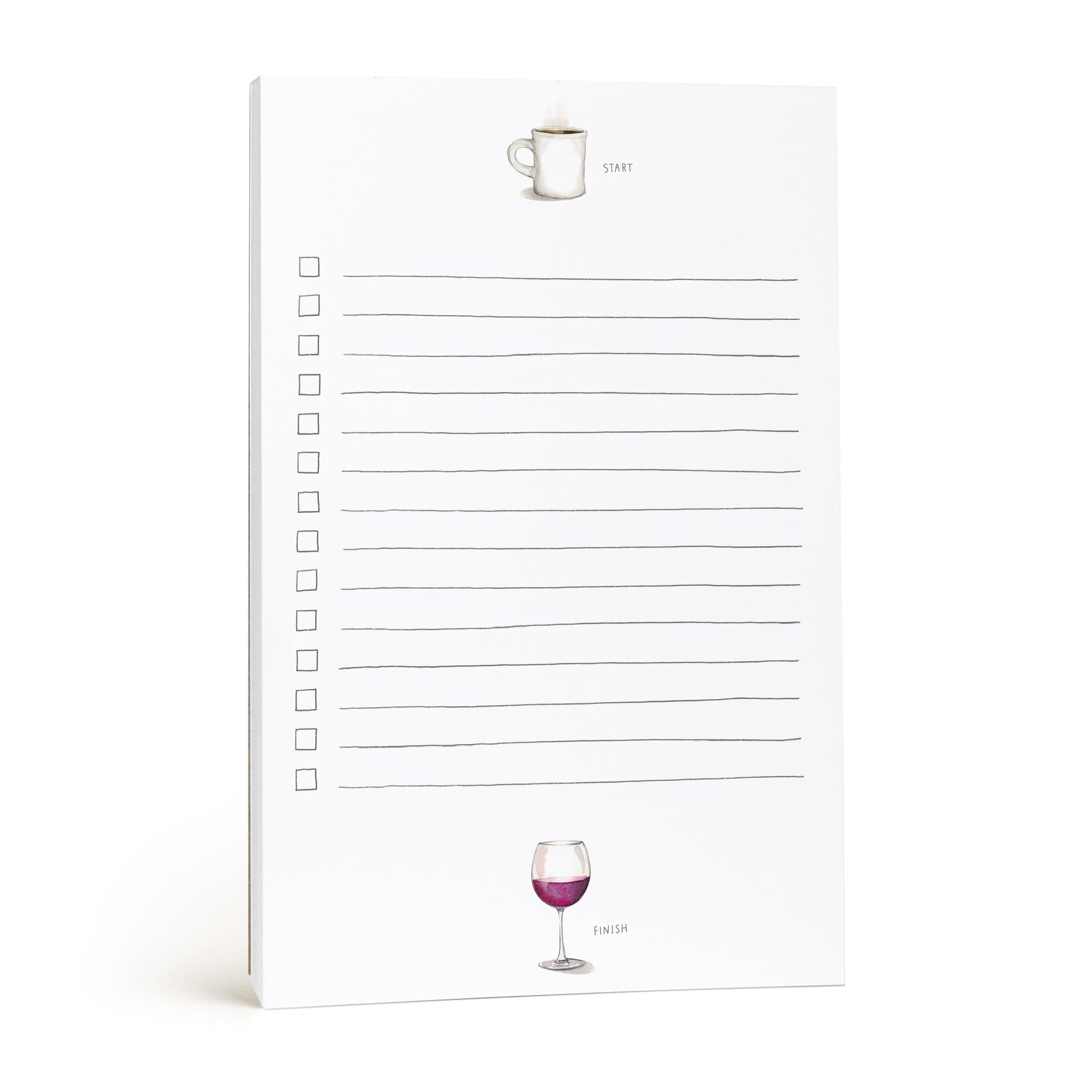 Start and Finish Notepad