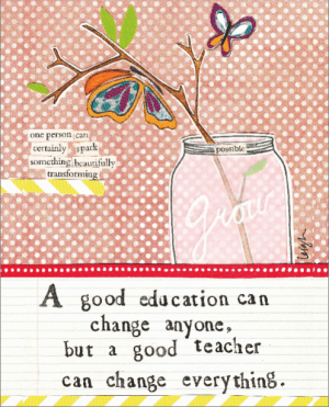  Good Teacher card