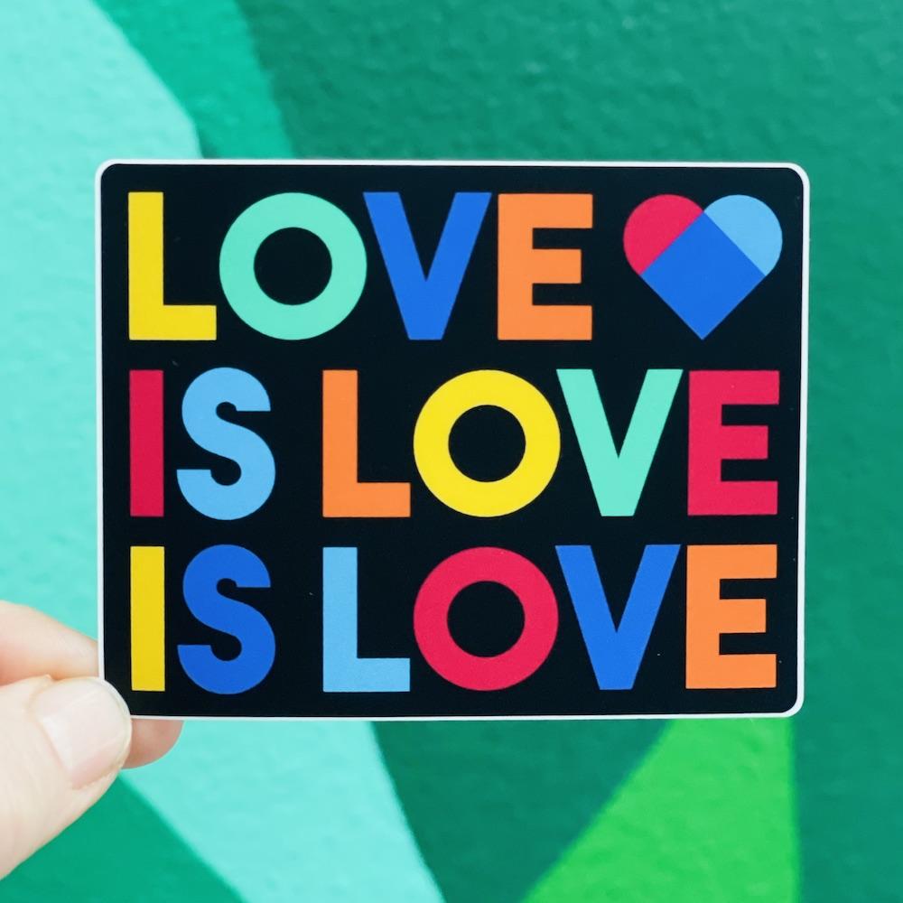 Love is Love Sticker – Paper Luxe