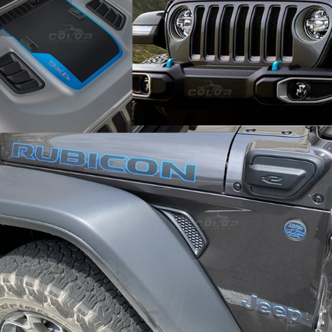 Matching The Blue Accents On Your Jeep® Wrangler 4XE – Color My Jeep, LLC