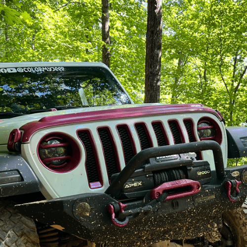 JL, JLU, Sahara, Rubicon, Wrangler, JT Gladiator Jeep Trail Hood Armor –  Color My Jeep, LLC