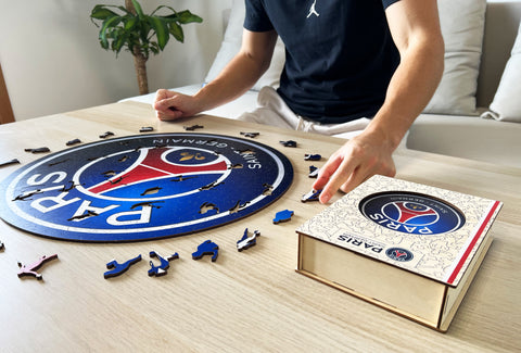 Paris Saint-Germain FC® Logo - Wooden Puzzle – Iconic Puzzles